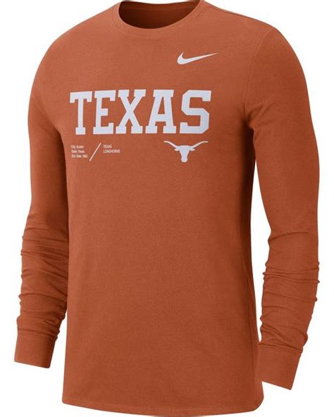 texas longhorn nike dri fit